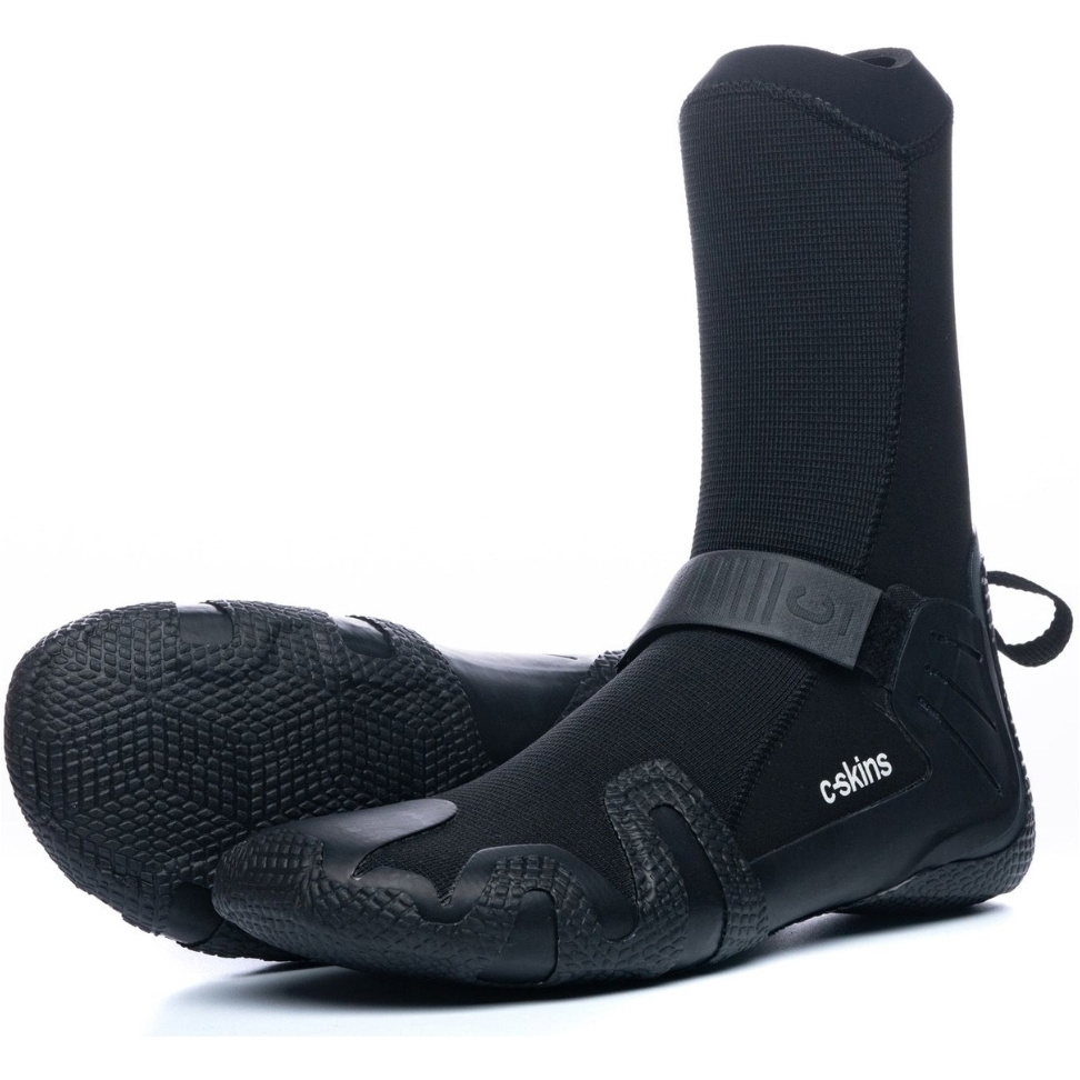 2026 C-Skins Wired 7mm Round Toe Boots C-BOWI7RT - Black / Charcoal